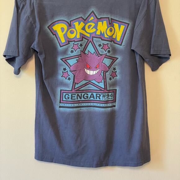 Pokémon L Gengar blue purple Limited Edition Collectors #89 Gengar t-shirt - Picture 8 of 8